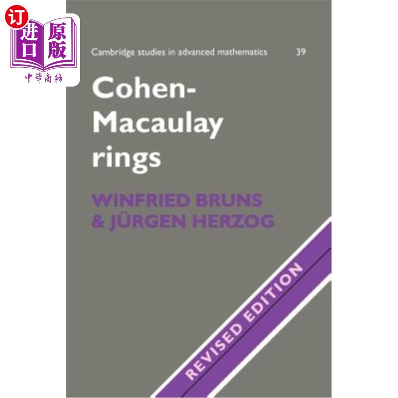 海外直订Cohen-Macaulay Rings 科恩·麦考利戒指:修订版