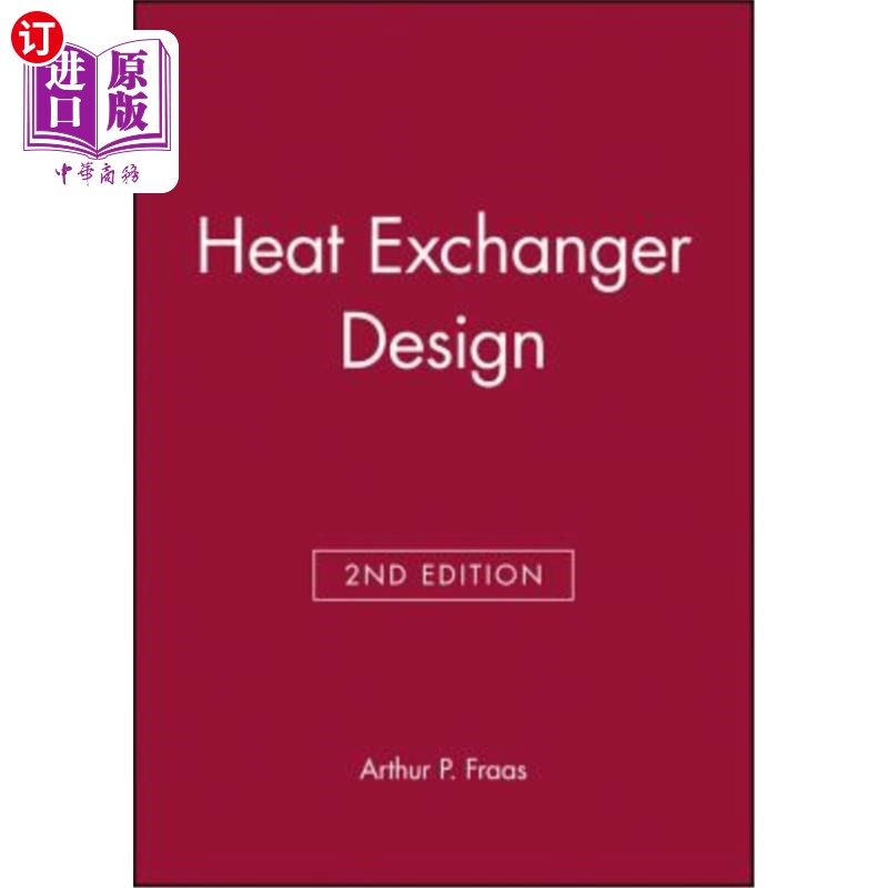 海外直订Heat Exchanger Design 热交换器设计，第2版