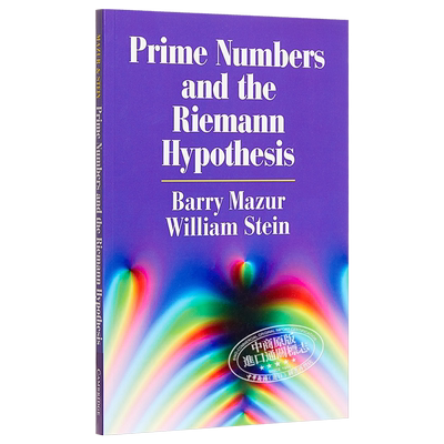 质数和黎曼猜想 英文原版 Prime Numbers and the Riemann Hypothesis 剑桥大学出版社 Barry Mazur【中商原版】