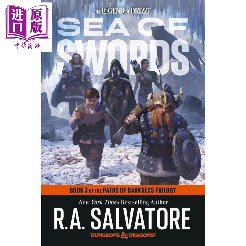 剑海 龙与地下城 黑暗之路三部曲 第三部 Sea of Swords Dungeons Dragons英文原版 RA Salvatore【中商原版】