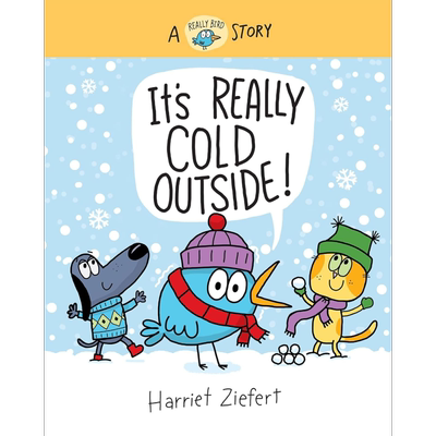 A Really Bird Story Its Really Cold Outside 小蓝鸟和它的好朋友 外面很冷 英文原版进口图书 儿童小初文学【中商原版】