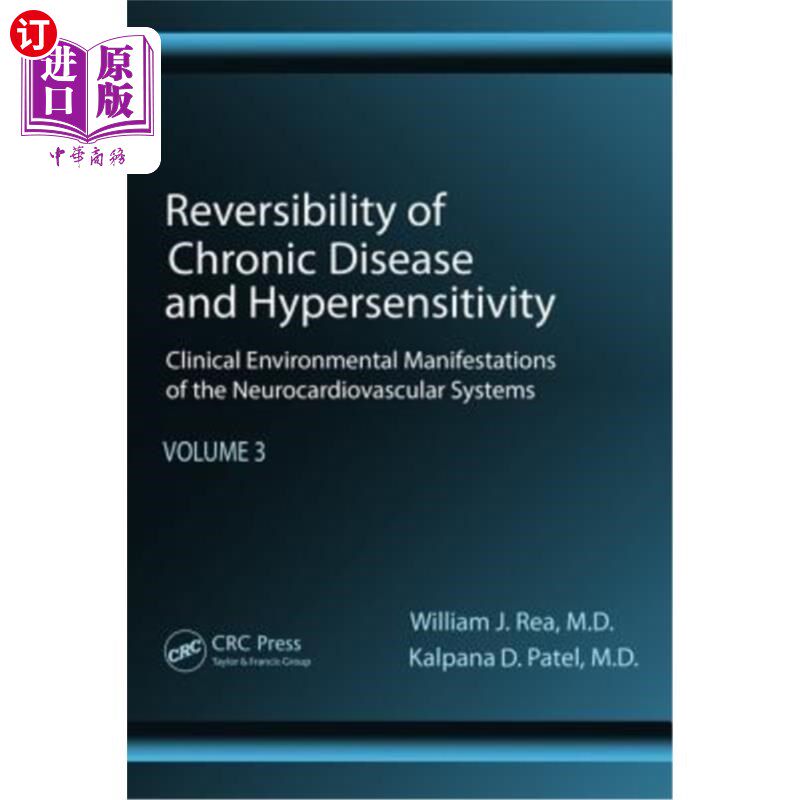 海外直订Reversibility of Chronic Disease and Hypersensitivity, Volume 3: Clinical Enviro 慢性疾病和过敏性的可逆性,