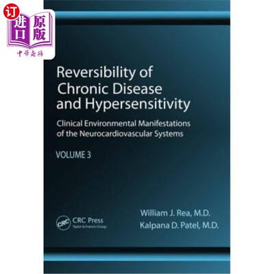 海外直订Reversibility of Chronic Disease and Hypersensitivity, Volume 3: Clinical Enviro 慢性疾病和过敏性的可逆性，