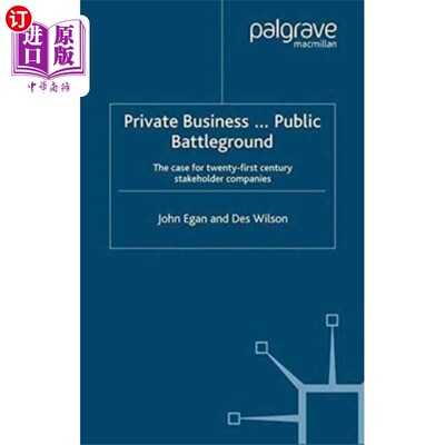 海外直订Private Business-Public Battleground 私营企业-公共战场