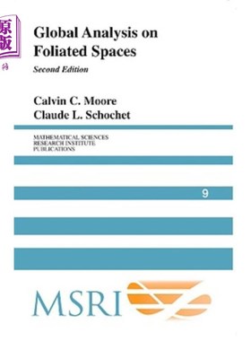 海外直订Global Analysis on Foliated Spaces 叶状空间的整体分析