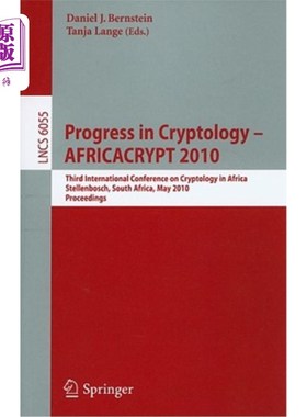 海外直订Progress in Cryptology--AFRICACRYPT 2010 密码学进展——AFRICACRYPT 2010