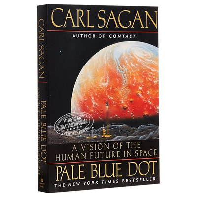 【中商原版】暗淡蓝点： 人类的未来在空间中视觉 英文原版 Pale Blue Dot