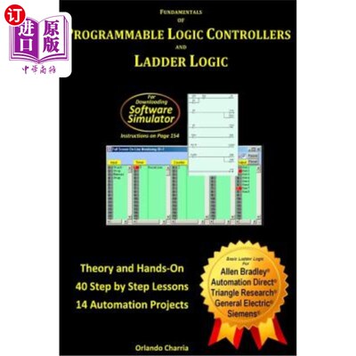 海外直订Fundamentals of Programmable Logic Controllers and Ladder Logic 可编程逻辑控制器和梯形逻辑基础