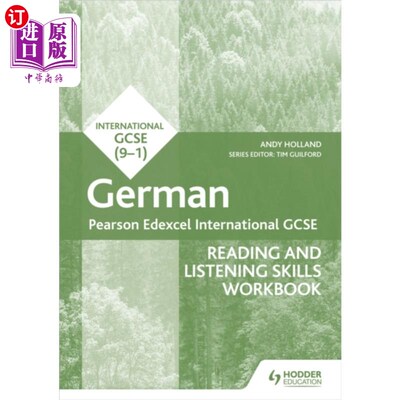 海外直订Pearson Edexcel International GCSE German Readin... 培生国际GCSE德语阅读和听力技能练习册