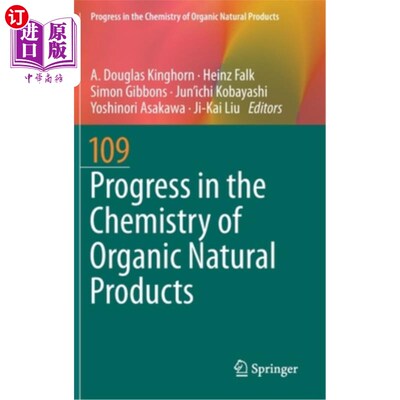 海外直订医药图书Progress in the Chemistry of Organic Natural Products 109 有机天然产物化学进展109