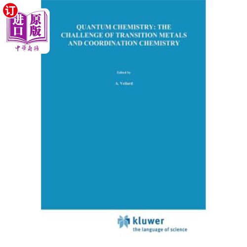 海外直订Quantum Chemistry: The Challenge of Transition Metals and Coordination Chemistry 量子化学：过渡金属与配位化