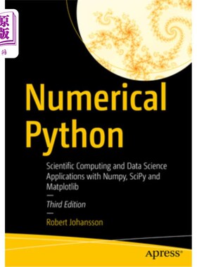 海外直订Numerical Python: Scientific Computing and Data Science Applications with Numpy, 数值Python：科