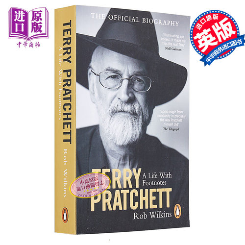 现货 特里 普拉切特 有脚注的生活 碟形世界作者传记 英文原版 Terry Pratchett A Life With Footnotes Rob Wilkins【中商原版】