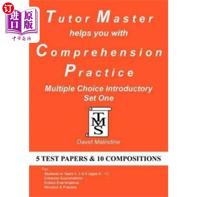 海外直订Tutor Master Helps You with Comprehension Practi... 导师大师帮助你理解练习-多项选择入门集一