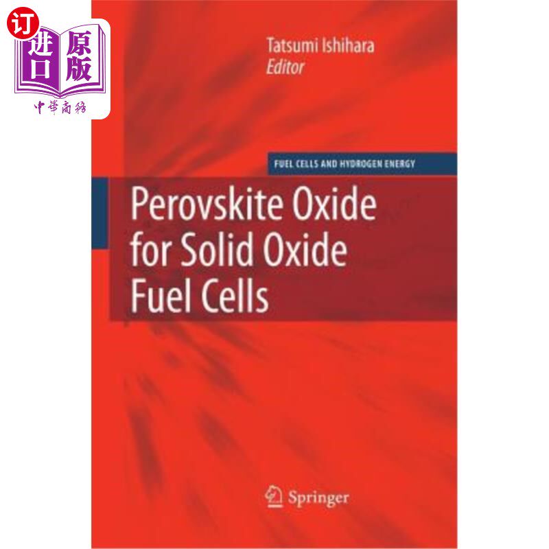 海外直订Perovskite Oxide for Solid Oxide Fuel Cells 固体氧化物燃料电池用钙钛矿氧化物