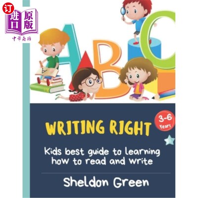 海外直订Writing Right: Kids best guide to learning how to read and write 写作权:孩子学习如何阅读和写作的指南