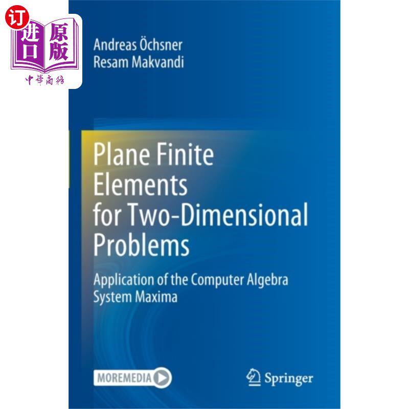海外直订Plane Finite Elements for Two-Dimensional Proble... 二维问题的平面有限元