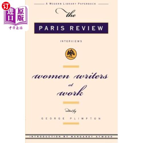 海外直订Women Writers at Work: The Paris Review Interviews 女作家在工作