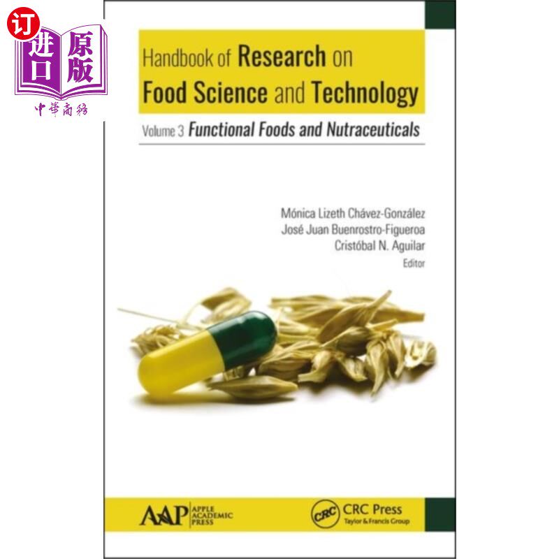 海外直订Handbook of Research on Food Science and Technol... 食品科学与技术研究手册