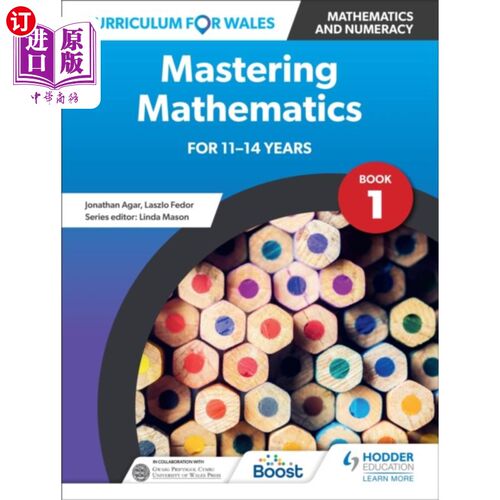 海外直订Curriculum for Wales: Mastering Mathematics for ... 威尔士课程:掌握11-14岁数学:第一册
