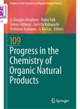 海外直订医药图书Progress in the Chemistry of Organic Natural Products 109 有机天然产物化学研究进展