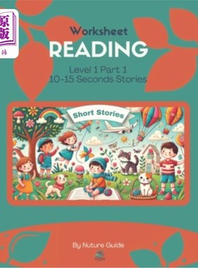 海外直订Worksheet: Reading: Level 1 Part 1 阅读：1级第1部分