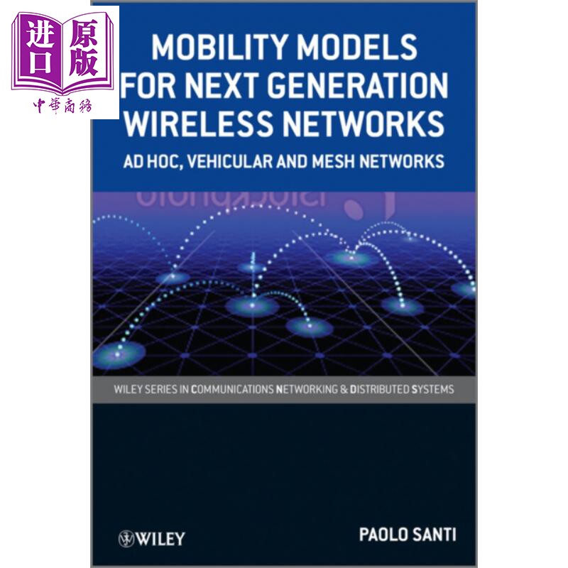 现货 Mobility Models For Next Generation Wireless Networks 【中商原版】