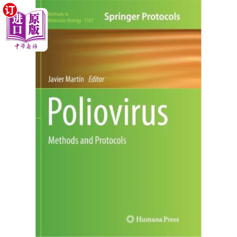 海外直订医药图书Poliovirus: Methods and Protocols 脊髓灰质炎病毒：方法和方案