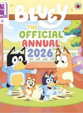 预售 小蓝狗布鲁伊 2026年鉴 Bluey The Official Bluey Annual 2026 英文原版 儿童卡通动画故事绘本 进口童书 3-6岁【中商原版】