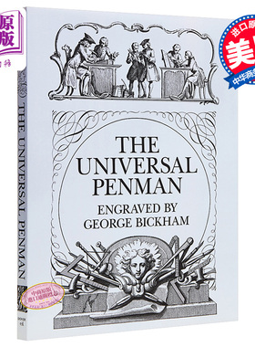 世界书法家 进口艺术 The Universal Penman 英语练字花体字书法字体【中商原版】