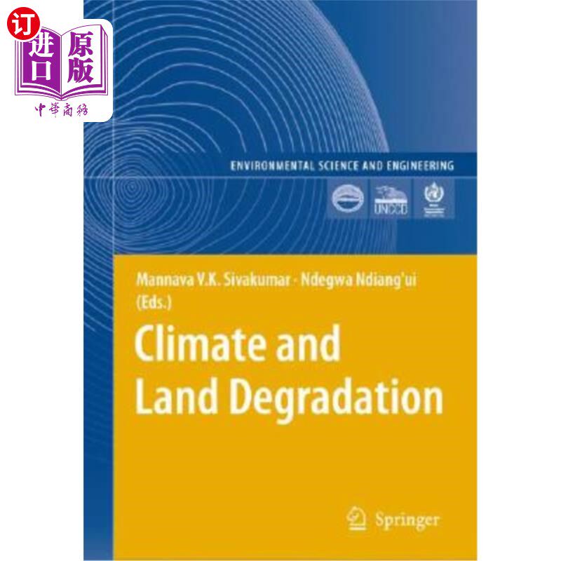 海外直订Climate and Land Degradation 气候和土地退化