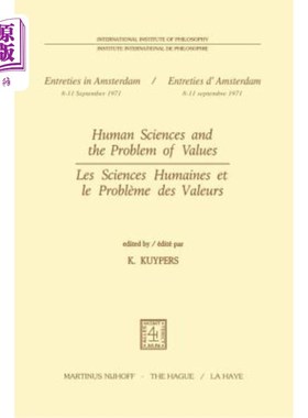 海外直订Human Sciences and the Problem of Values / Les Sciences Humaines Et Le Problème  《人文科学与价值问题》/《