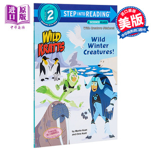 Wild 中商? 6岁 阅读进阶2级 Into Reading2 动物兄弟冬天 Creatures Winter 动物兄弟Step Dlx 猎者儿童科普英文原版 Sir