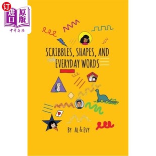Shapes 涂鸦 and Words 形状和日常词汇 Everyday 海外直订Scribbles