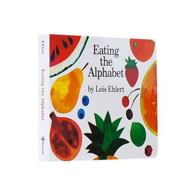 【中商原版】吃掉字母 英文原版 Eating the Alphabet 纸板书 廖彩杏书单 Lois Ehlert 启蒙认知 2-6岁