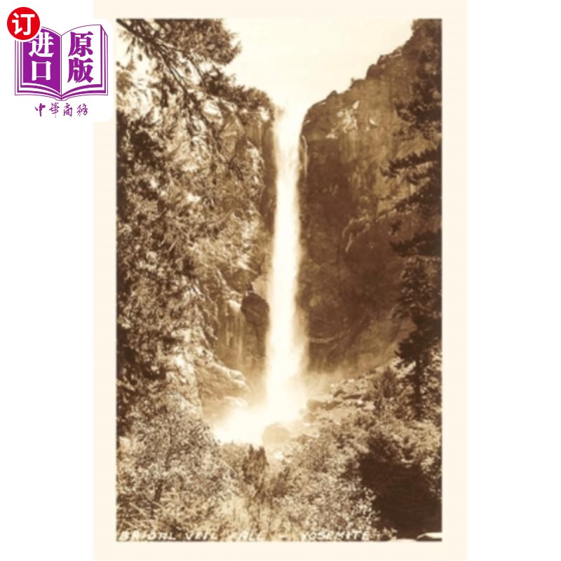 vintage journal bridal veil falls, yosemite 约塞米蒂新娘面纱瀑布