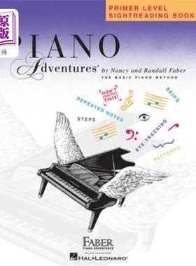 海外直订Primer Level - Sightreading Book: Piano Adventures 初级水平-叹息书：钢琴冒险