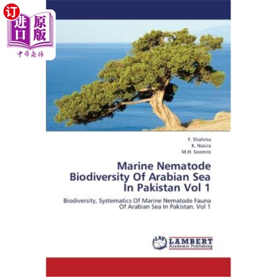海外直订Marine Nematode Biodiversity of Arabian Sea in Pakistan Vol 1 巴基斯坦阿拉伯海海洋线虫生物多样性第1卷