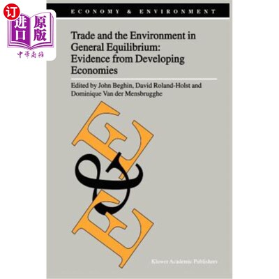海外直订医药图书Trade and the Environment in General Equilibrium: Evidence from Developing Econo 一般均衡中的贸易与