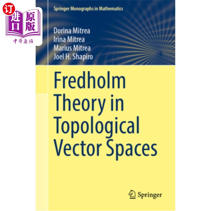 海外直订Fredholm Theory in Topological Vector Spaces 拓扑向量空间中的Fredholm理论