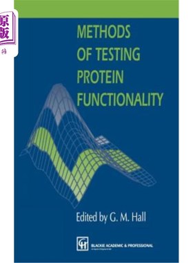 海外直订Methods of Testing Protein Functionality 蛋白质功能性试验方法