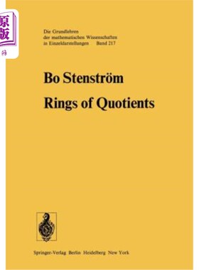 海外直订Rings of Quotients: An Introduction to Methods of Ring Theory 商环：环理论方法导论