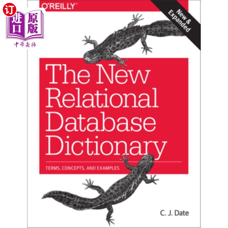 海外直订The New Relational Database Dictionary: Terms, Concepts, and Examples 新关系数据库词典:术语、概念和示例