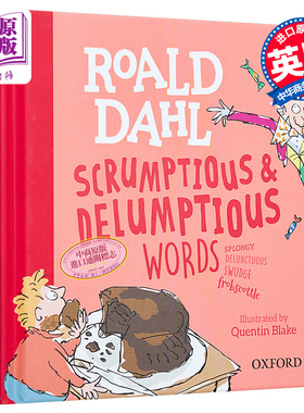 现货 Roald Dahl'S Scrumptious Words儿童教辅书识词典英文原版【中商原版】