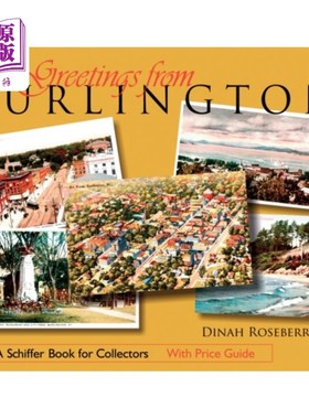 海外直订Greetings from Burlington, Vermont 来自佛蒙特州伯灵顿的问候