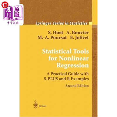 海外直订Statistical Tools for Nonlinear Regression: A Practical Guide with S-Plus and R  非线性回归的统计工具：S-pl