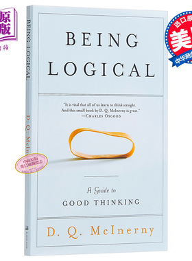 简单的逻辑学 麦克伦尼 英文原版 Being Logical 进口图书 英文书 英文原版书 D.Q. McInerny 自我提升 成功励志【中商原版】