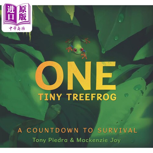 现货 One Tiny Treefrog A Countdown to Survival 小树蛙 生存倒计时 儿童绘本 故事图画书 英文原版 进口图书【中商原版】