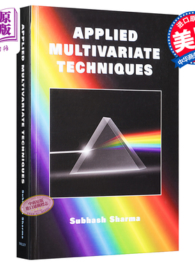 现货 应用多元技术 英文原版 Applied Multivariate Techniques Subhash Sharma【中商原版】