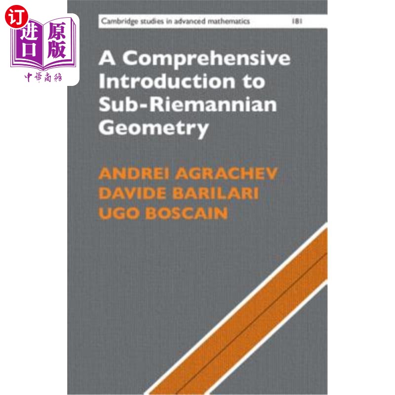 海外直订A Comprehensive Introduction to Sub-Riemannian Geometry 亚黎曼几何学概论